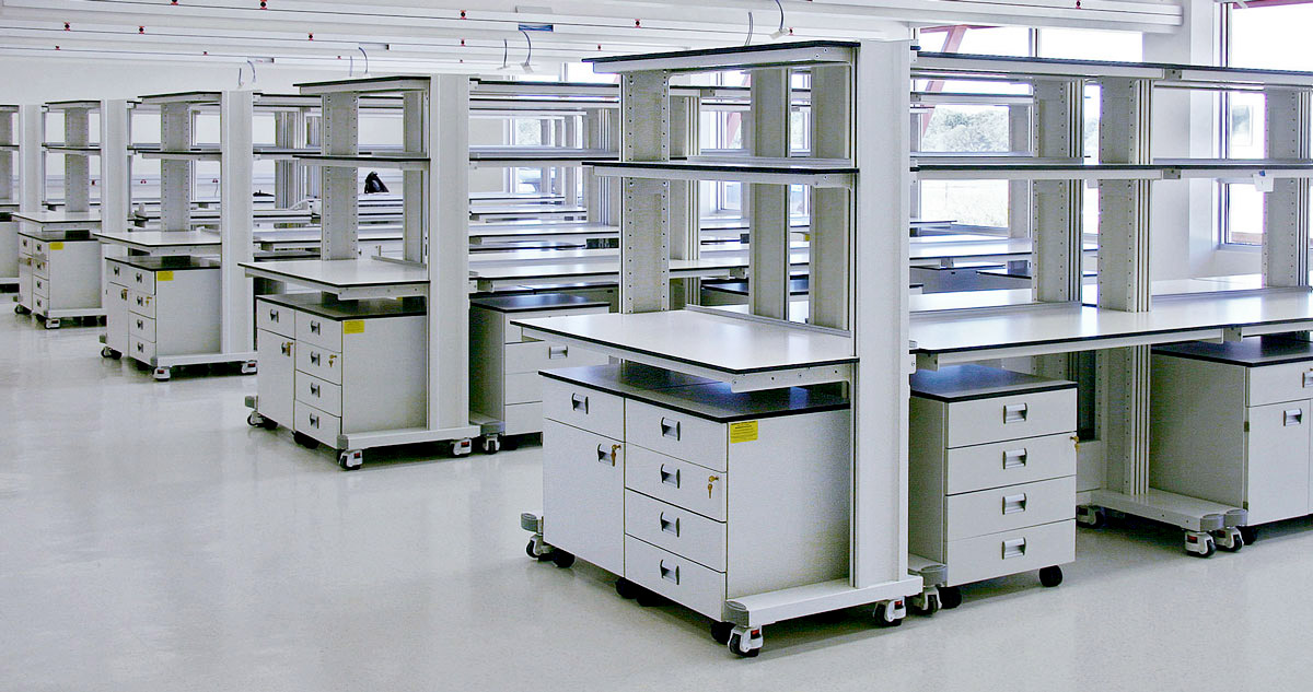 Mobile Laboratory Equipment Benching System